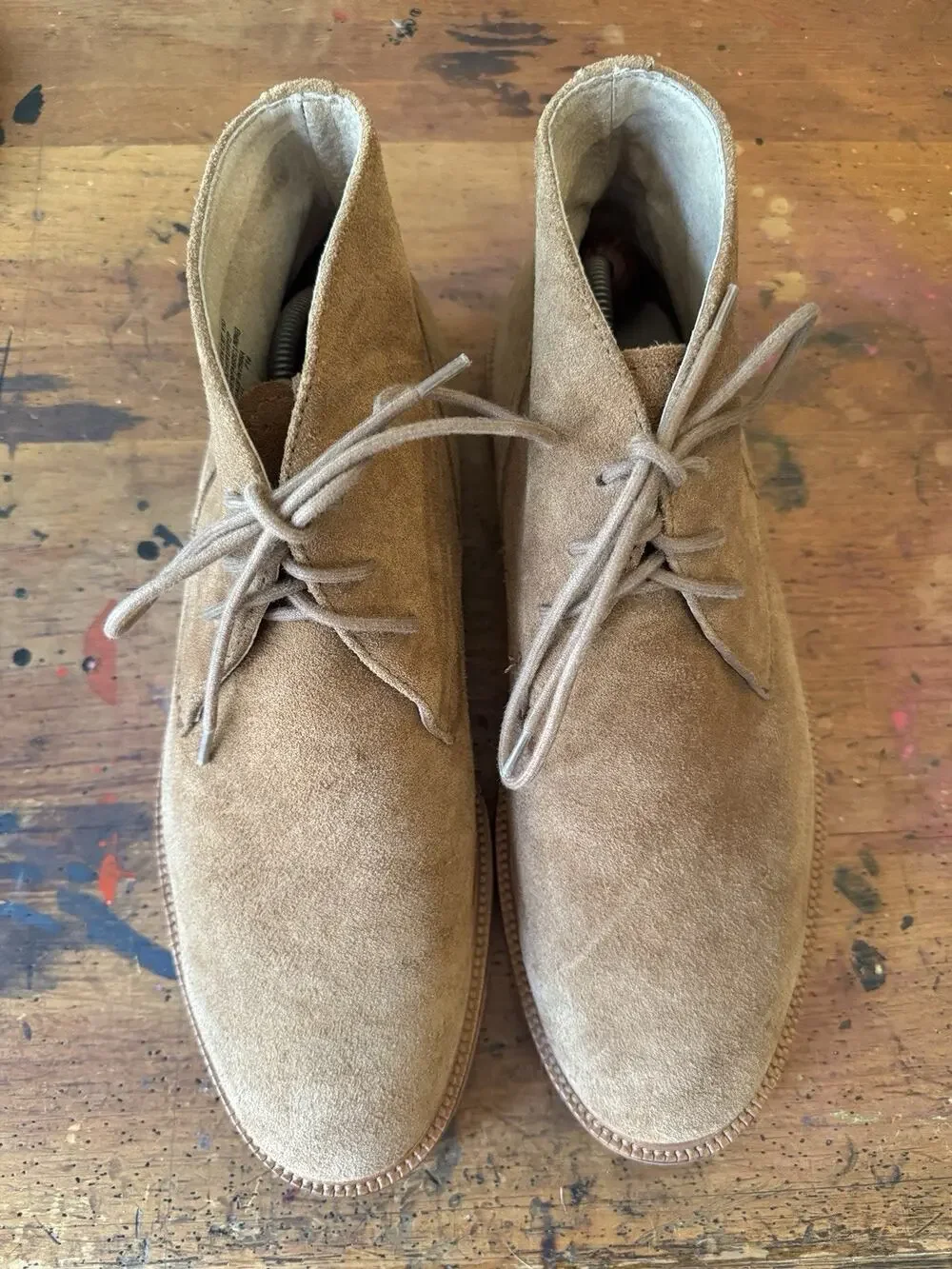 Polo Ralph Lauren Torrington Brown Suede Chukka Desert Boots Men's Size 11 D